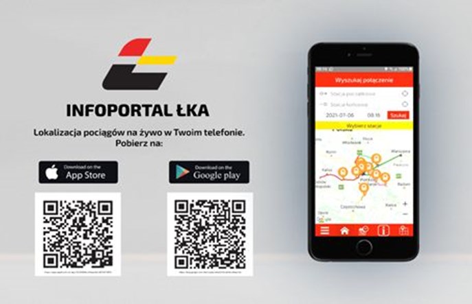 Infoportal ŁKA - dzięki aplikacji sprawdzisz położenie pociągu