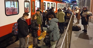 Koleje Wielkopolskie przywiozły uchodźców z Przemyśla