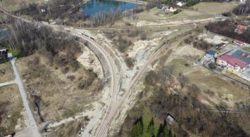 Łącznica w Kalwarii Zebrzydowskiej prawie gotowa [zdjęcia] [dron]