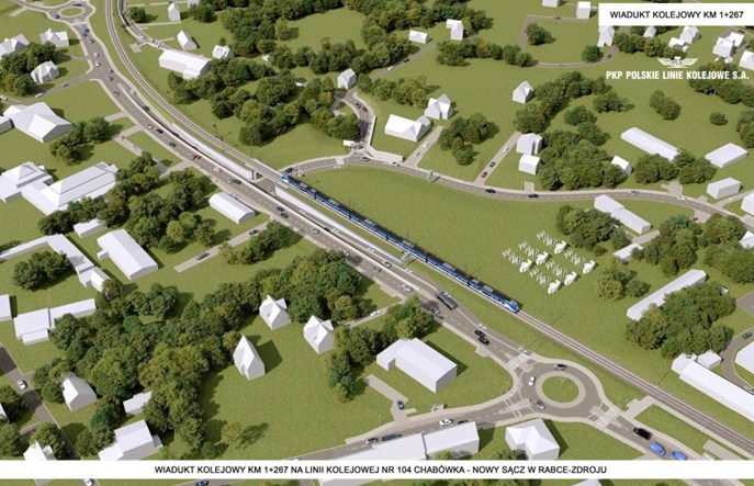 Jest umowa na modernizację odcinka linii 104 z Rabki do Mszany