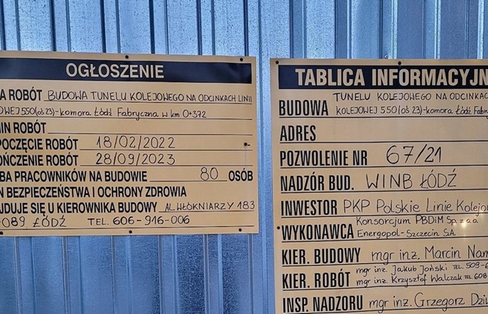 Łódź: Tunel KDP – początek prac towarzyszących