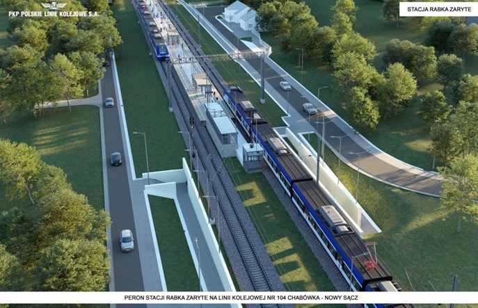 PKP PLK wypowiadają Strabag umowę ma modernizację linii kolejowej Rabka Zaryte – Mszana Dolna