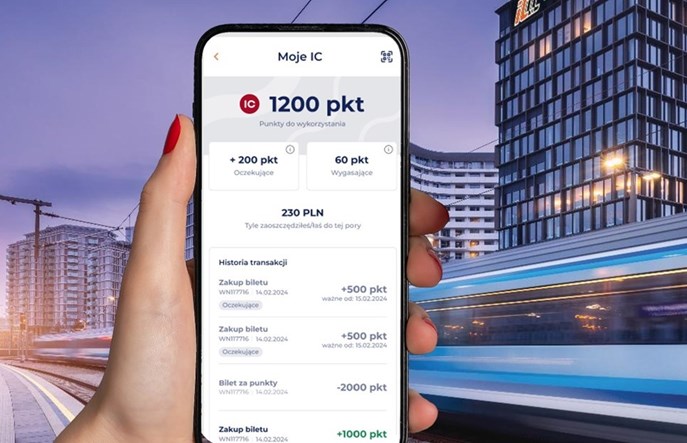 PKP Intercity: Już 400 tys. użytkowników programu lojalnościowego