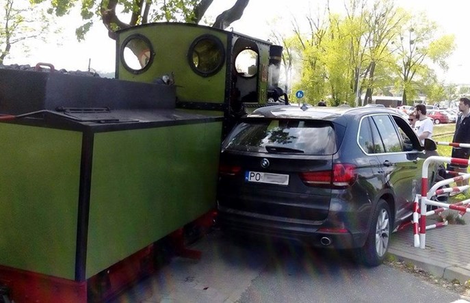 Pechowy powrót parowozu na „Maltankę"