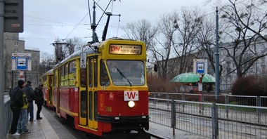 Plac Narutowicza z pętlą tylko dla tramwajów zabytkowych