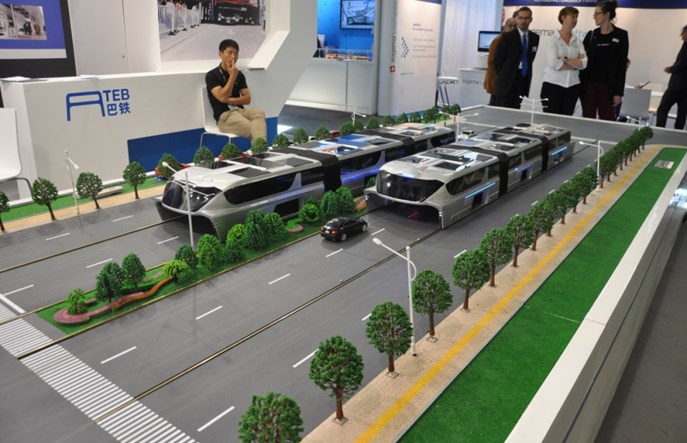 Chiny. Projekt autobusotramwaju TEB właśnie się rozsypuje