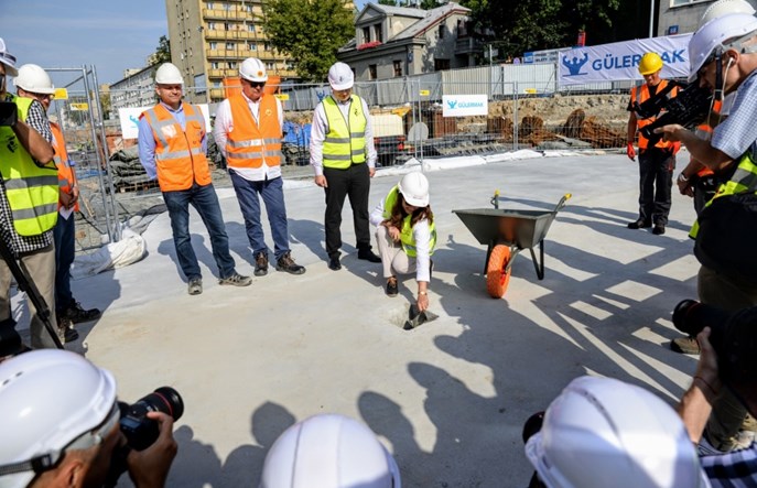 Kamień węgielny wmurowany na budowie metra na Wolę