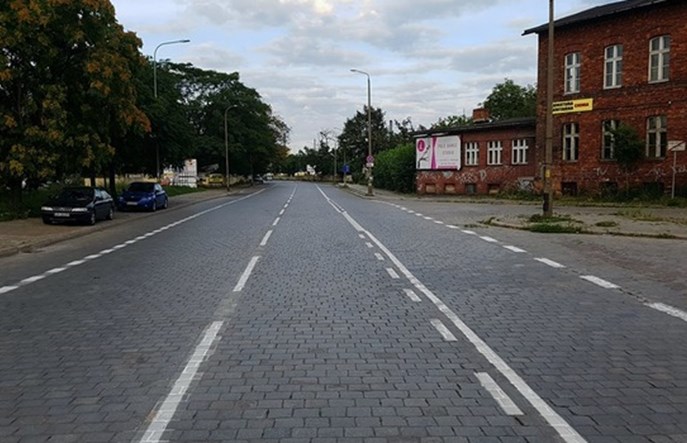 Wrocław. Buspas na Robotniczej już wymalowany