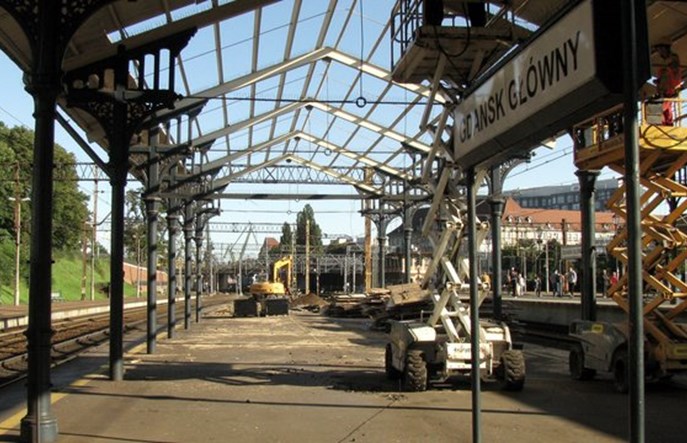 Ruszyła modernizacja peronów dworca Gdańsk Główny