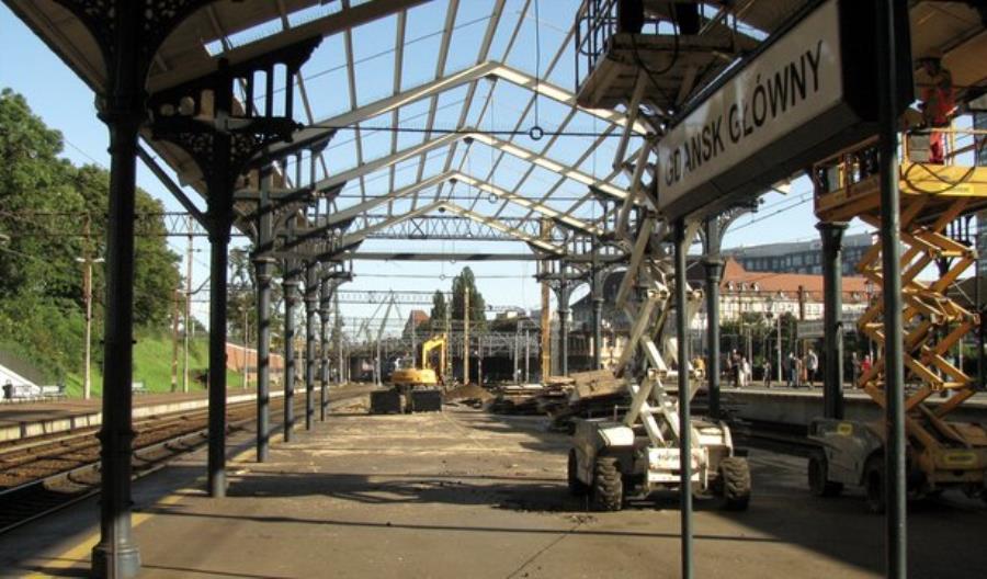 Ruszyła modernizacja peronów dworca Gdańsk Główny