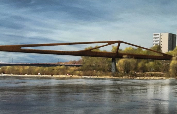 Warszawa: Bliżej kładki przez Wisłę. Nie potrzeba decyzji środowiskowej