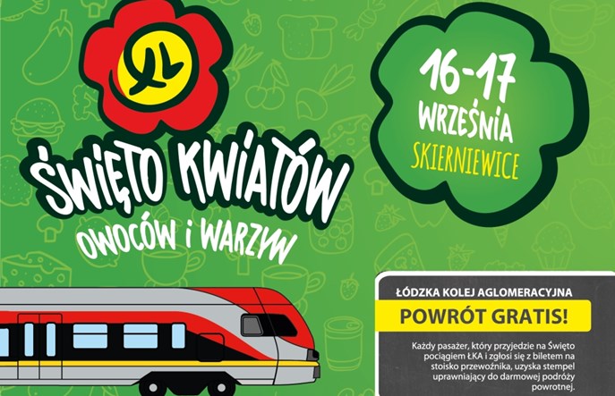 ŁKA ze specjalną ofertą na Święto Kwiatów Owoców i Warzyw w Skierniewicach