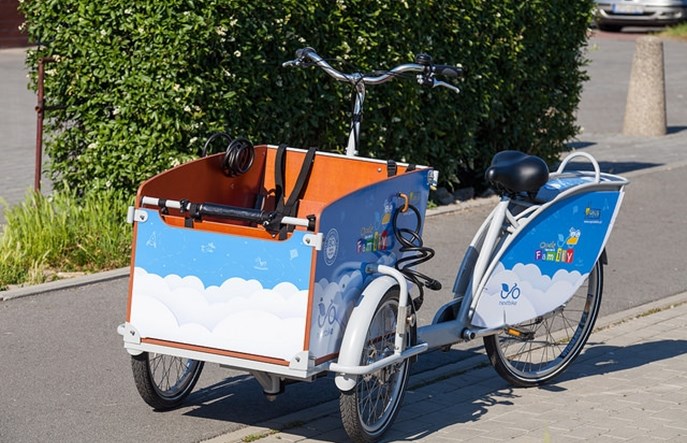 Tychy. Pierwsze publiczne rowery cargo na Górnym Śląsku