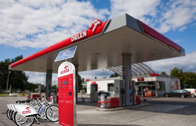 Stacje Nextbike na stacjach Orlenu
