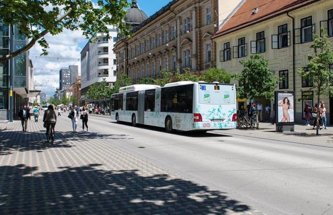 Autobus najlepszym przyjacielem pieszego. Przykład z Lublany