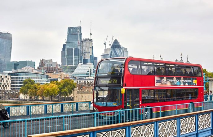 Londyn. Od poniedziałku autobusy napędzane są… kawą