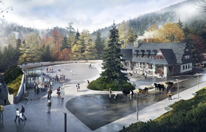Zakopane. Ruszył przetarg na przebudowę placu w Kuźnicach