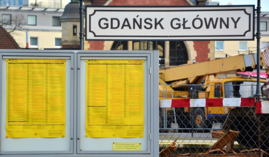 Zmienia się stacja w Gdańsku. Nowa organizacja ruchu w tunelu