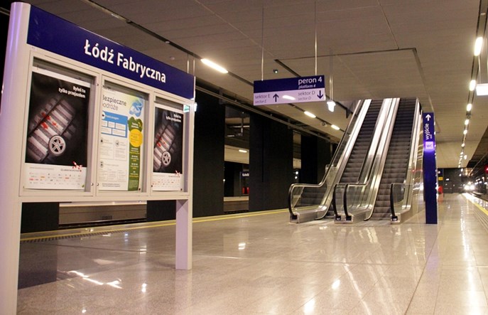 Łódź Fabryczna: Koniec „testu systemu” informacji