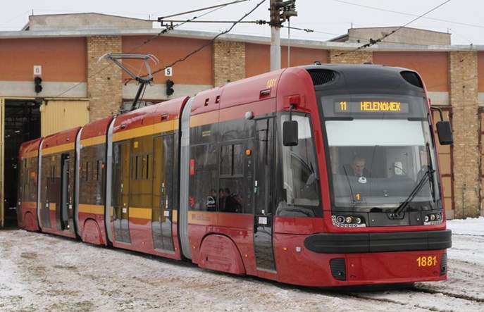 Łódź: Pierwszy Swing już w zajezdni. Kolejne przyjadą do połowy roku