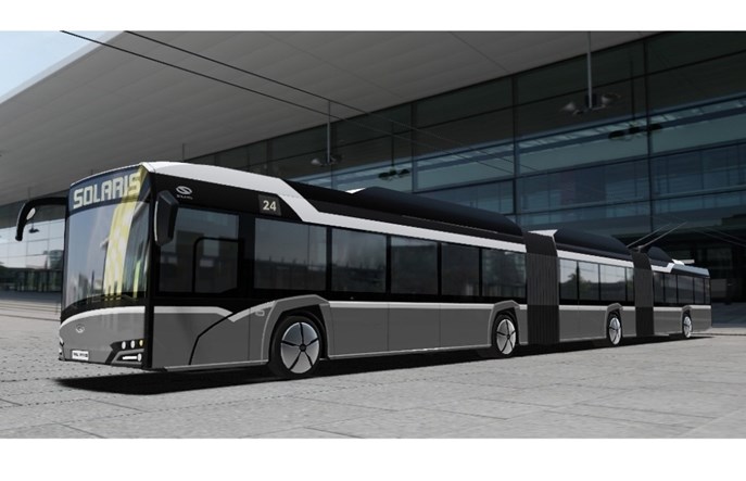 Solaris buduje dwuprzegubowy trolejbus o długości 24 metrów