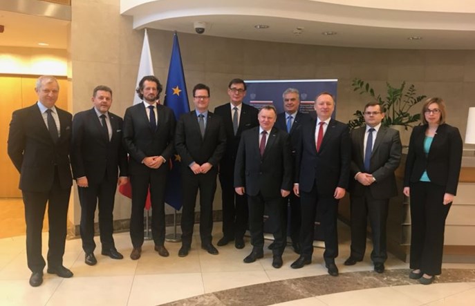 Delegacja pełna prezesów PKP i A. Bittel rozmawiali o przyszłej perspektywie finansowej w Brukseli