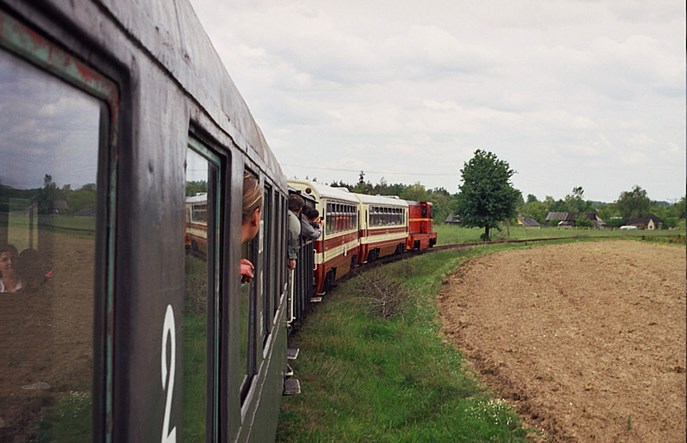 ŁKA współpracuje z rogowską wąskotorówką