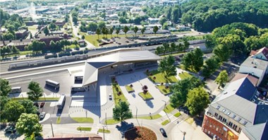 Goleniów buduje nowy dworzec. Trwa przetarg (wizualizacje)