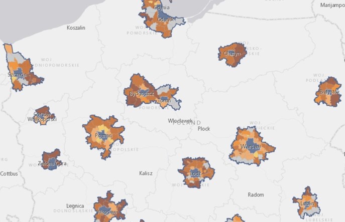 Połowa Polaków właściwie nie ma jak dojechać do miasta