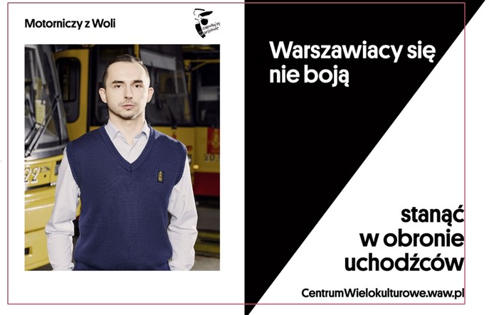 Warszawa. Motorniczy twarzą kampanii wspierającej cudzoziemców