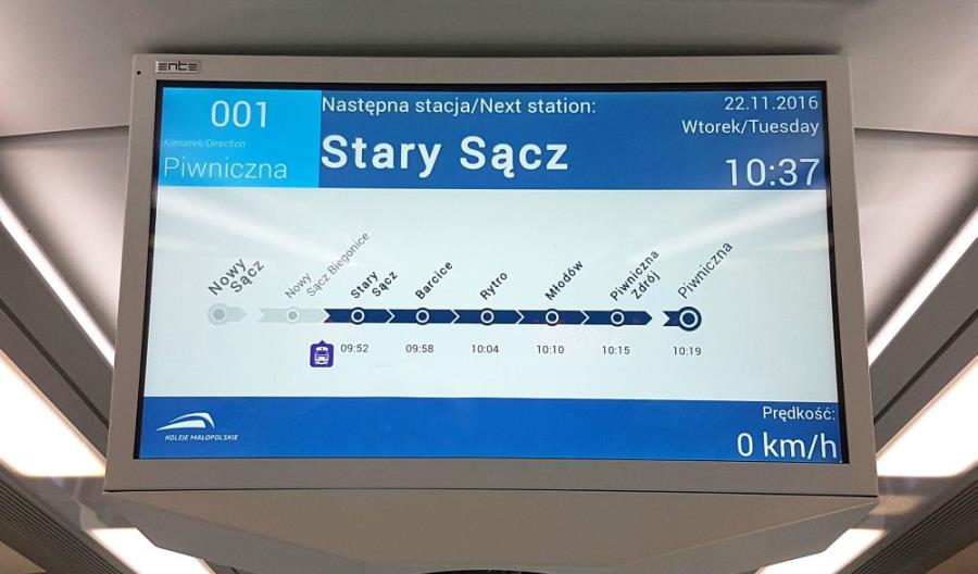 Ente dostarczy informację pasażerską dla Polregio Ente dostarczy informację pasażerską dla Polregio