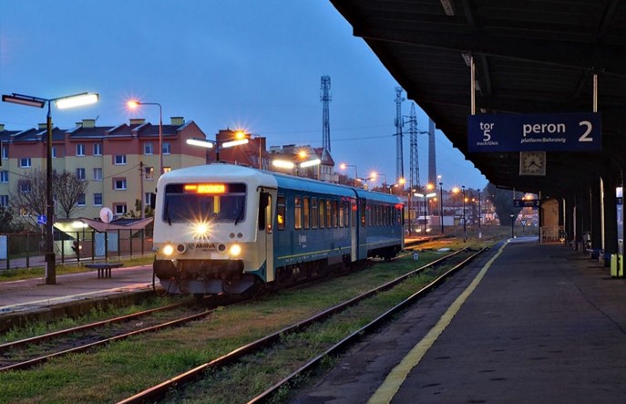 Koleje Wielkopolskie z VT628 Arrivy