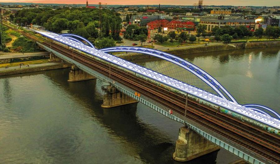 Cztery tory przez Wisłę. PLK zaczyna budowę mostów w Krakowie Cztery tory przez Wisłę. PLK zaczyna budowę mostów w Krakowie
