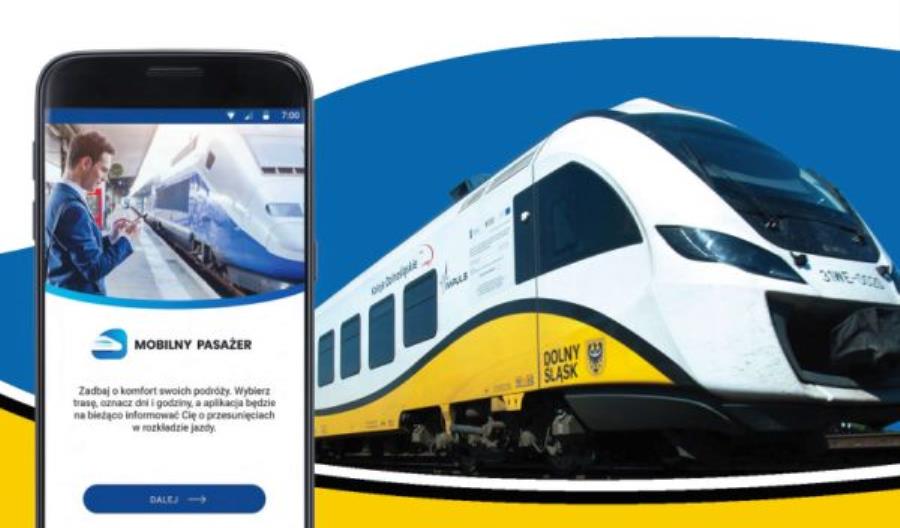 Koleje Dolnośląskie z aplikacją Mobilny Pasażer, ale bez iSMS Koleje Dolnośląskie z aplikacją Mobilny Pasażer, ale bez iSMS