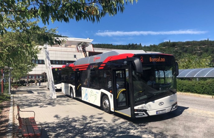 Solarisy z elektrycznym napędem w Kristiansand