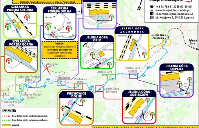 Komunikacja zastępcza do Szklarskiej Poręby