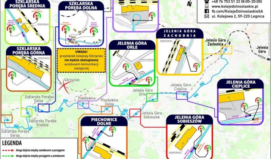 Komunikacja zastępcza do Szklarskiej Poręby Komunikacja zastępcza do Szklarskiej Poręby