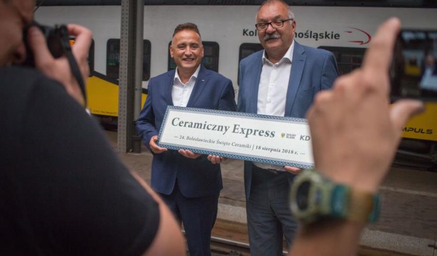 Ceramiczny Express – pociąg specjalny Kolei Dolnośląskich Ceramiczny Express – pociąg specjalny Kolei Dolnośląskich