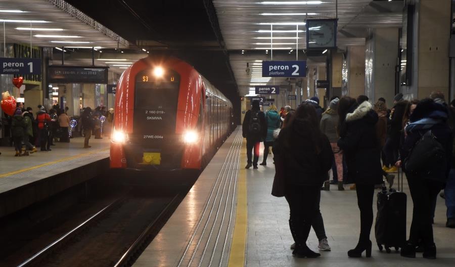 Najwięcej pasażerów w Polsce na Warszawie Śródmieście Najwięcej pasażerów w Polsce na Warszawie Śródmieście