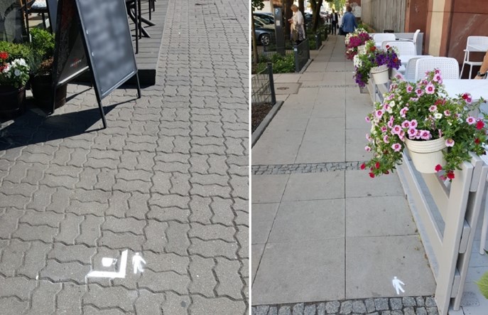 Warszawa. ZDM maluje granice ogródków restauracyjnych