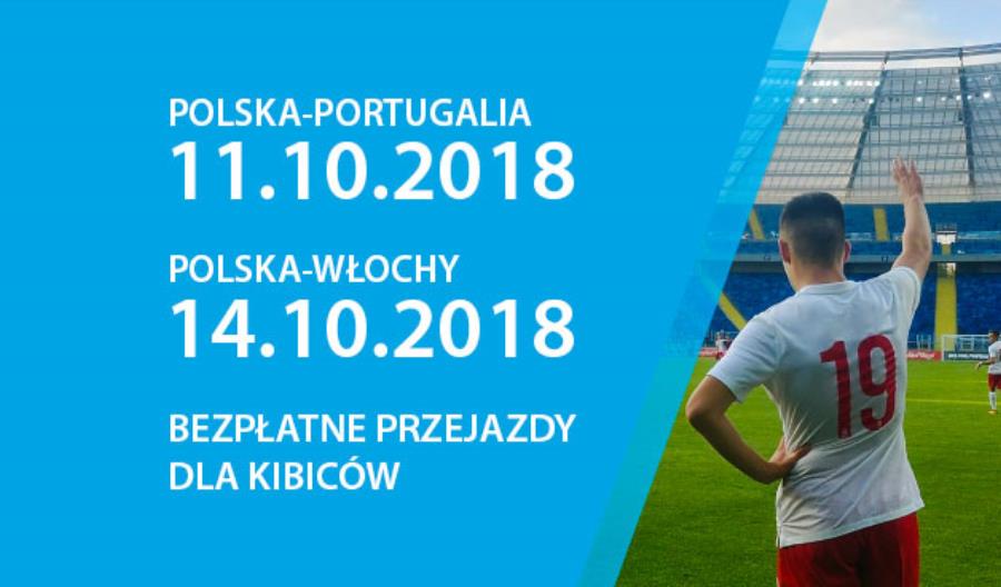 KŚ: Bezpłatne przejazdy dla kibiców na mecze reprezentacji Polski w piłce nożnej KŚ: Bezpłatne przejazdy dla kibiców na mecze reprezentacji Polski w piłce nożnej