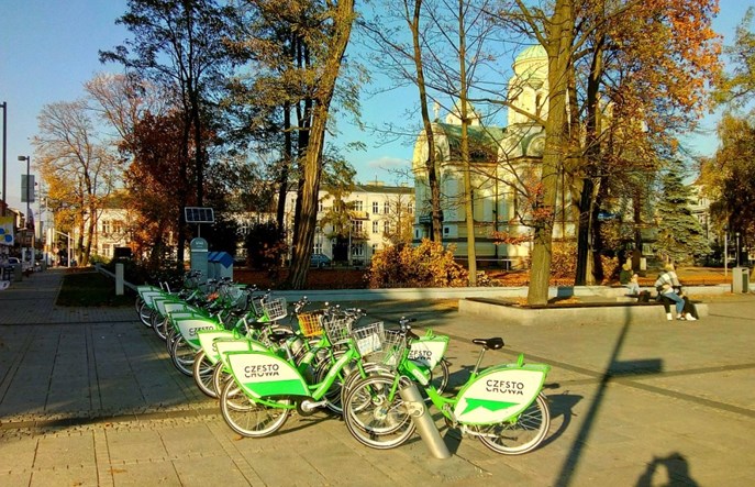 Częstochowa. Pierwszy sezon roweru publicznego sukcesem