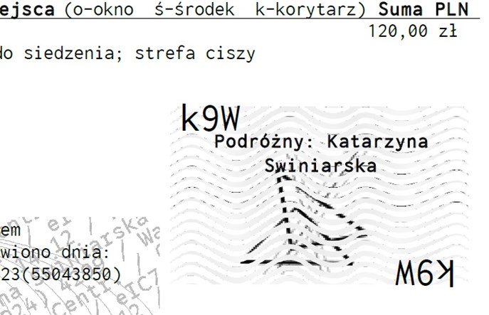 Awaria systemu sprzedaży. PKP IC przechrzciło wszystkich na Katarzynę Swiniarską [aktualizacja]