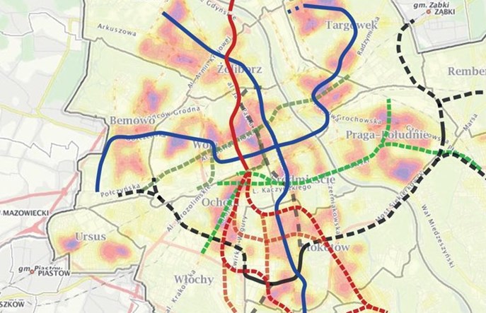 Warszawa: Kolejna linia metra z północy na południe, a nie na prawy brzeg?