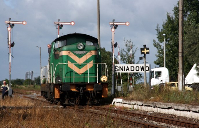 Śniadowo – Łomża: Prace utrzymaniowe i rozbiórka peronu