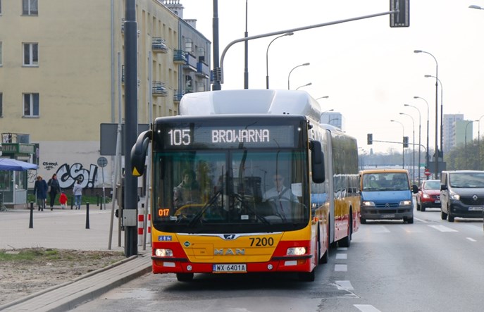 MZA Warszawa: Pierwsze gazowe MAN-y wożą pasażerów