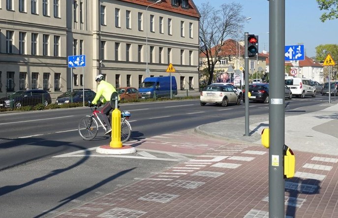 Poznań. Otwarto skrzyżowanie rowerowe na ul. Solnej