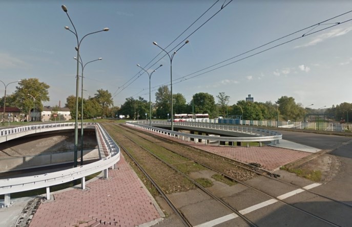 Sosnowiec: Wiadukt tramwajowy z wykonawcą. Linia 24 na krótszej trasie