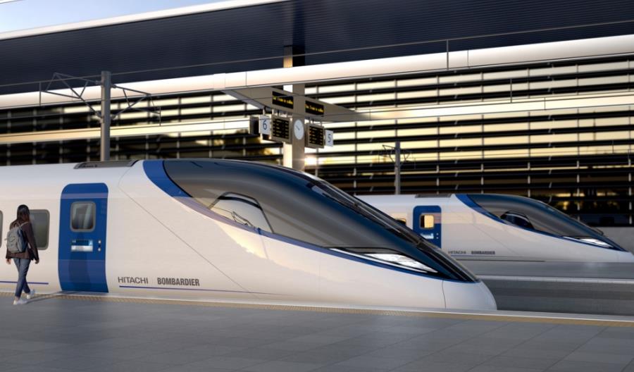 Bombardier i Hitachi pokazują projekt pociągu dla brytyjskiej HS2 Bombardier i Hitachi pokazują projekt pociągu dla brytyjskiej HS2