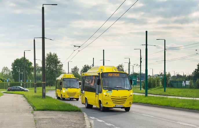 Premiera nowych mikrobusów CNG w Tychach